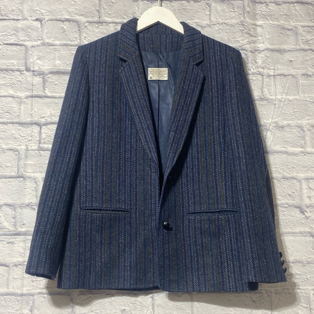 Pendleton blazer blue